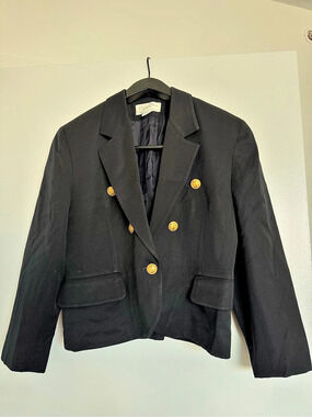 Christian Dior The Suit Black Double-Breasted Blazer